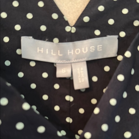 *SOLD* Hill House Womens Jacqueline Cotton Satin Polka Dot Dress - Size S - Picture 10 of 11